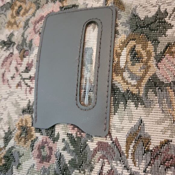 Vintage 1970s PIERRE CARDIN Tapestry Garment Suit Bag Luggage Carry On RARE Zip - Picture 7 of 13